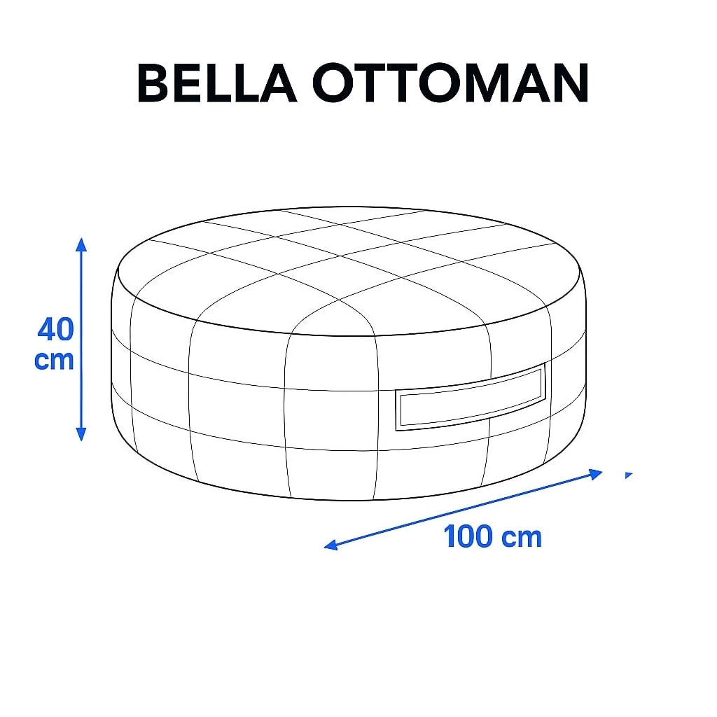 Bella Velvet Ottomans