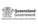 Logo of the Queensland Government on a transparent background