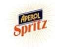 Aperol Spritz logo with a colorful design
