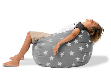 Baby I'm A Star Bean Bags for Kids 80CM grey