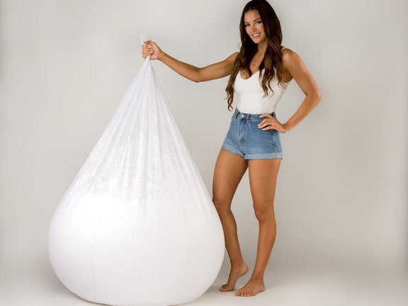 Big Boppa Adult bean Bag Chair lady holding liner