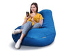 Big Boppa Adult bean Bag Chair blue with lady