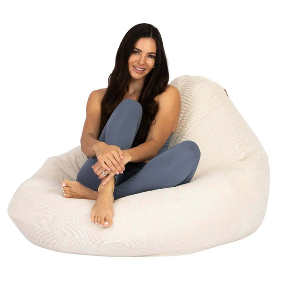 Boston Corduroy Bean Bag Chair Vanilla Bean Bags R Us
