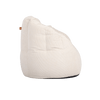 Boston Tub Corduroy Bean Bags Large Vanilla side view