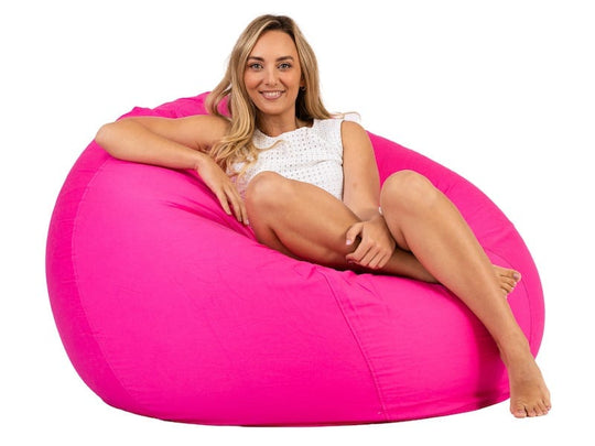 Coco Cotton Bean Bag 112CM Pink