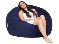 Coco Cotton Bean Bags 112cm Navy