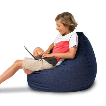 Cuba Denim Kids bean Bag Indigo Denim 80CM
