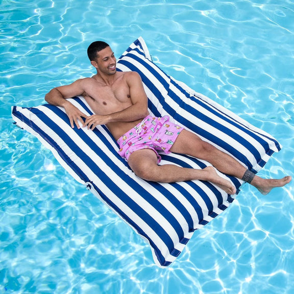 Portsea Pool Float Navy Stripes