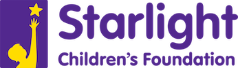 Logo of Starlight Children's Foundation with a child reaching towards a star.
