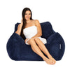 Teddy Corduroy Bean Bag Chairs Navy