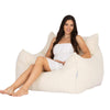 Teddy Linen Bean Bag Natural