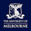Logo of The University of Melbourne featuring an angel and shield design.