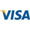 Visa logo on a white background