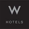W Hotels logo on a black background