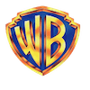 Warner Bros logo with 'WB' initials on a blue background